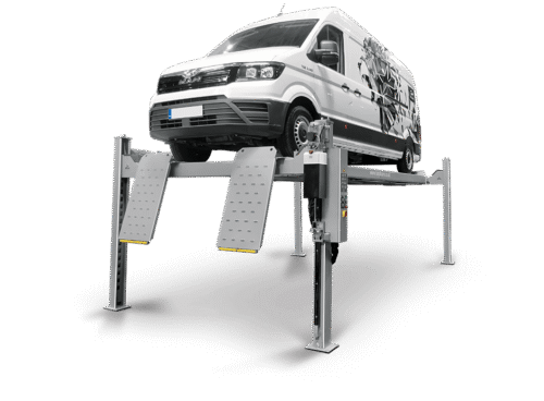 Light Commercial Four Post Lift from Totalkare