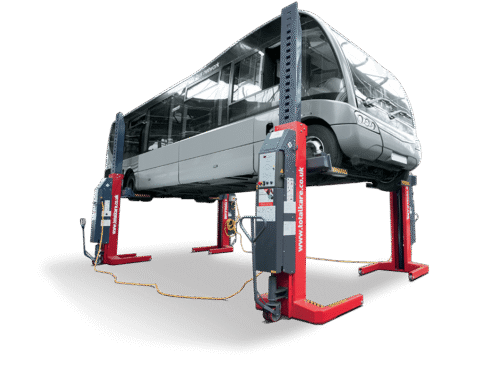 T8AC cabled mobile column lift (set of 4) from Totalkare