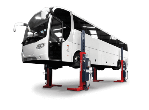 T8DC cable-free mobile column lift (set of 4) from Totalkare