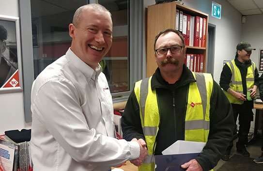 Tony Boyce celebrates 20 years' service with Totalkare