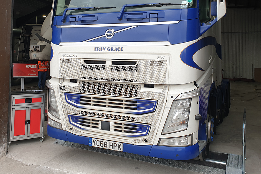 Simon Gibson Transport takes Totalkare brake tester