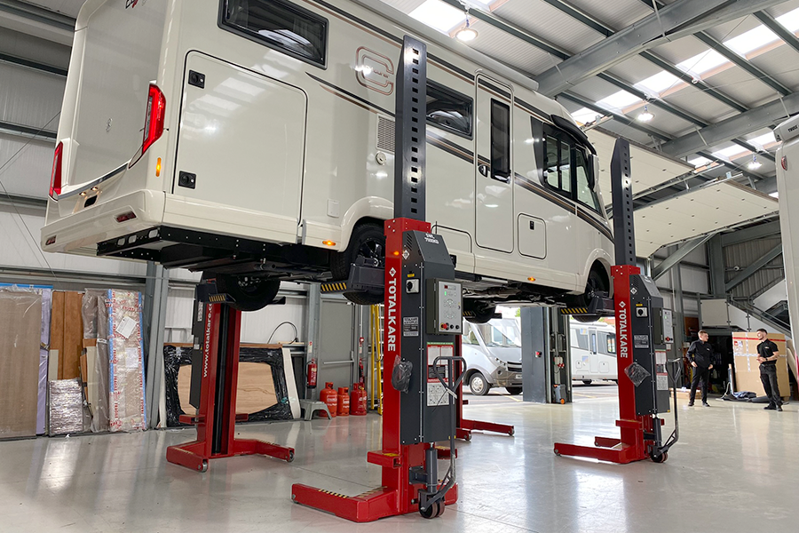 Go European adds Totalkare mobile column lifts to Cannock service centre