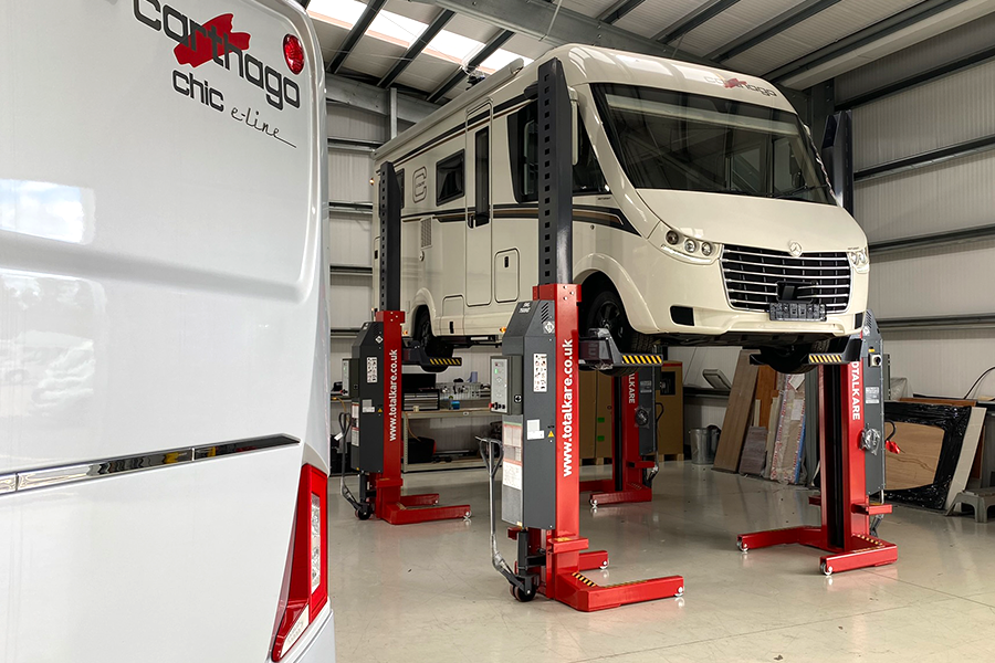 Go European adds Totalkare mobile column lifts to Cannock service centre