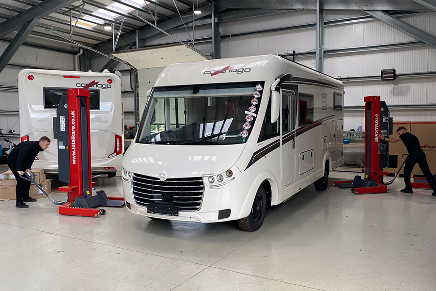 Go European adds Totalkare mobile column lifts to Cannock service centre