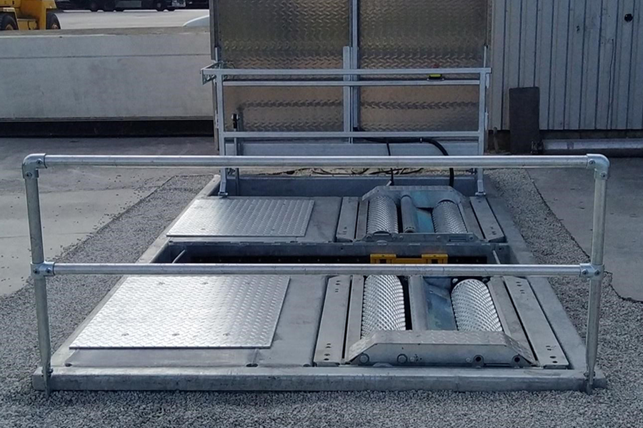 Compact inspection pit