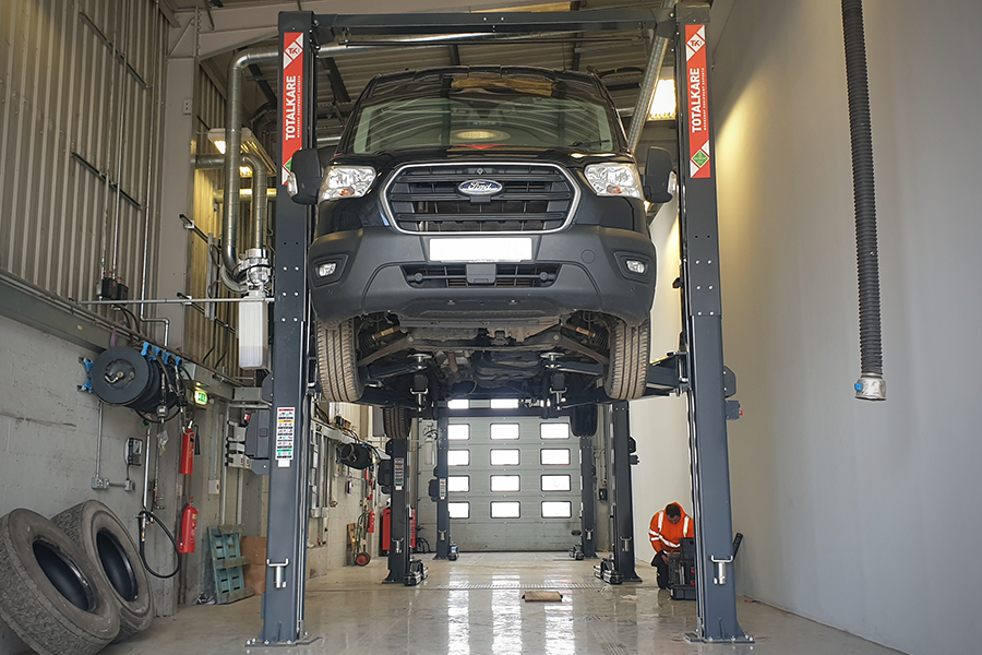 RH Commercial Vehicles takes eight two-post lifts from Totalkare across multiple sites