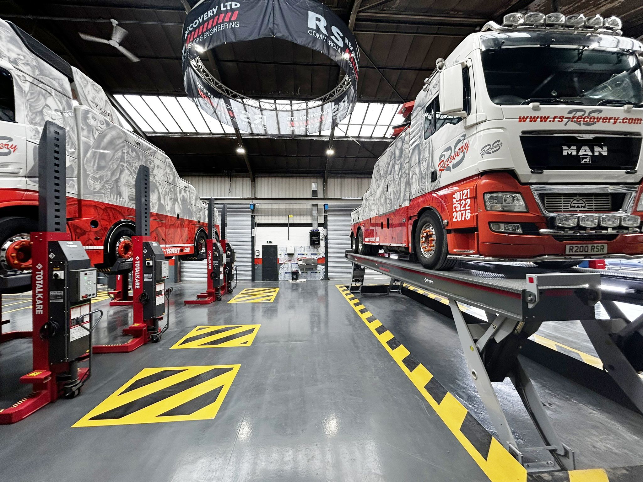 RS Recovery installs Totalkare equipment for workshop refit